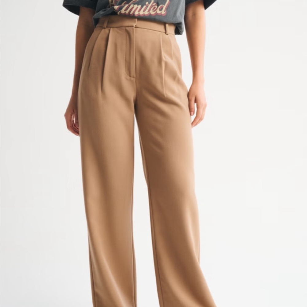 Abercrombie & Fitch Tan Trousers
